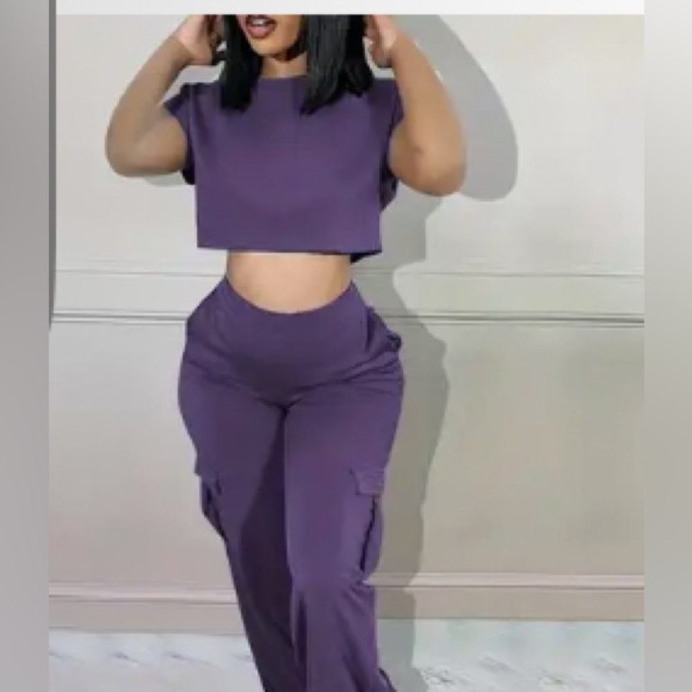 Flash Sale (Today Only!!!)
Purple Two-Piece Lounge Set